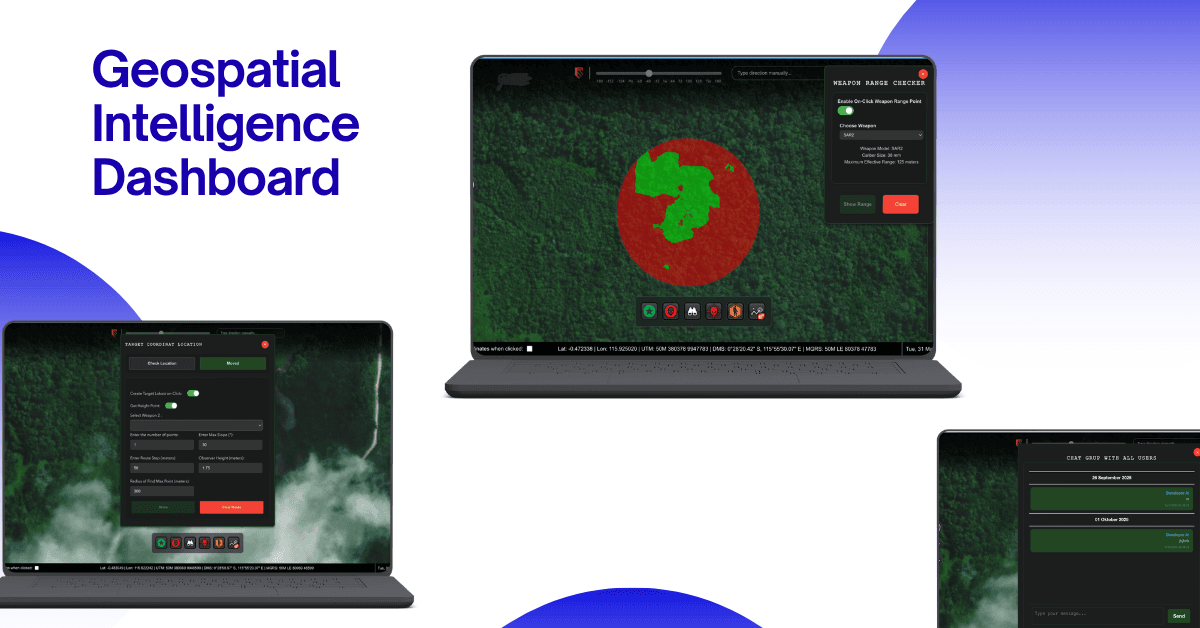 Geospatial Intelligence Dashboard preview