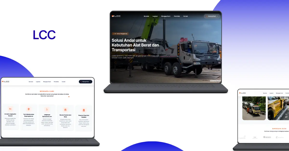 Lintas Cakra Cipta Corporate Website preview